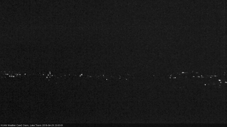 Lake Travis webcam, April 20, 2018 10:35 PM CT