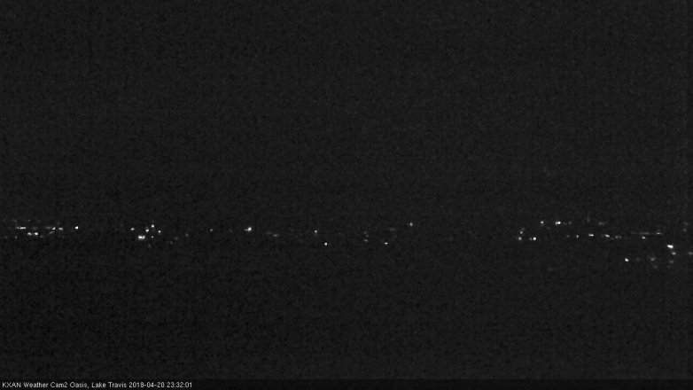 Lake Travis webcam, April 20, 2018 10:55 PM CT