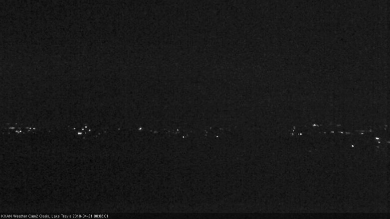 Lake Travis webcam, April 20, 2018 11:15 PM CT