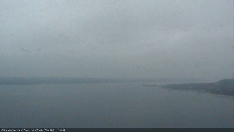 Lake Travis webcam, April 21, 2018 11:35 AM CT