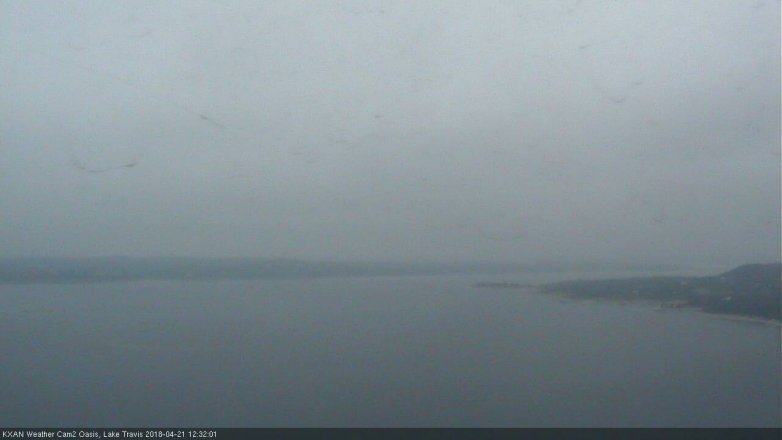 Lake Travis webcam, April 21, 2018 11:40 AM CT