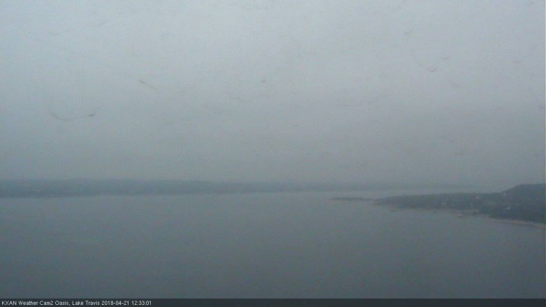 Lake Travis webcam, April 21, 2018 11:45 AM CT