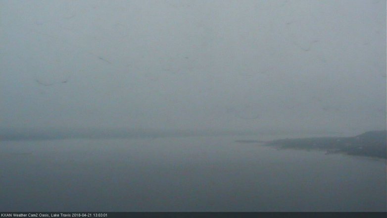 Lake Travis webcam, April 21, 2018 12:35 PM CT