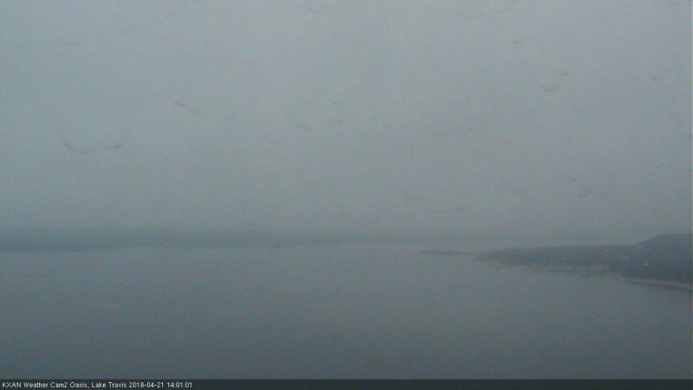 Lake Travis webcam, April 21, 2018 1:25 PM CT