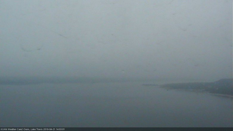 Lake Travis webcam, April 21, 2018 1:30 PM CT