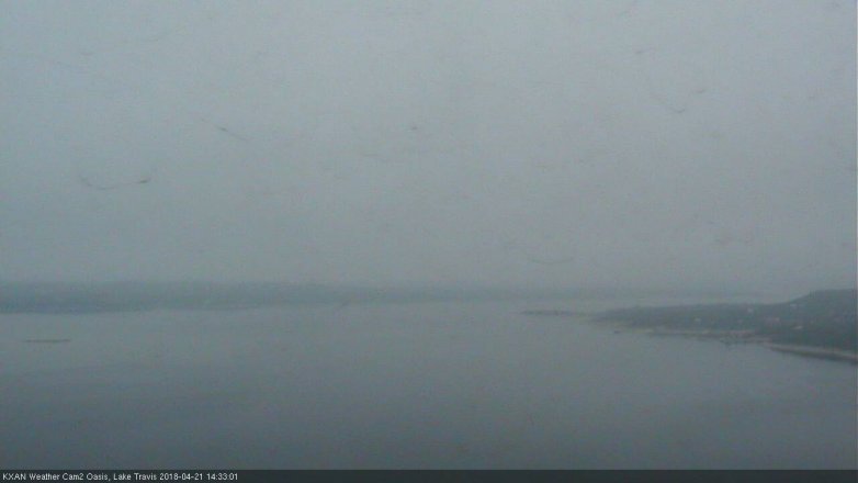 Lake Travis webcam, April 21, 2018 1:50 PM CT