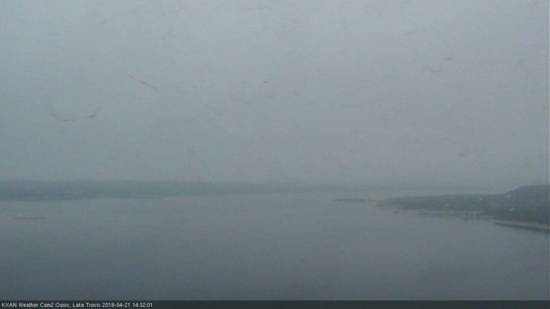 Lake Travis webcam, April 21, 2018 1:55 PM CT