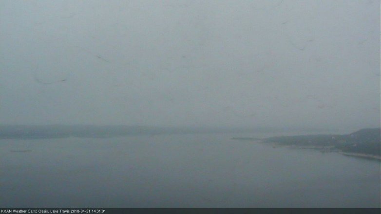 Lake Travis webcam, April 21, 2018 2:00 PM CT