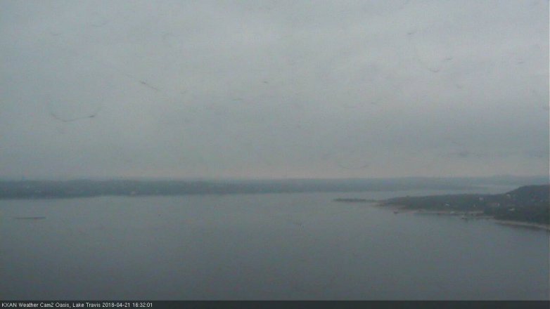 Lake Travis webcam, April 21, 2018 3:40 PM CT