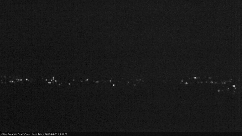 Lake Travis webcam, April 21, 2018 10:55 PM CT