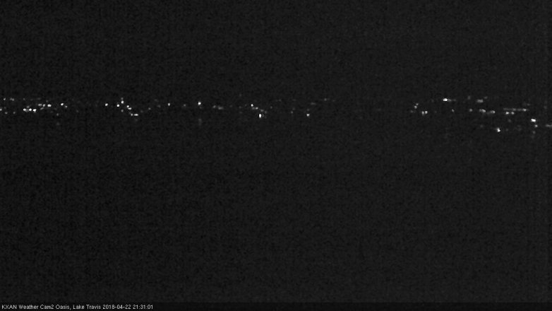 Lake Travis webcam, April 22, 2018 8:55 PM CT