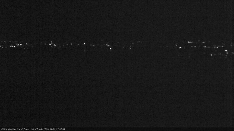Lake Travis webcam, April 22, 2018 9:10 PM CT