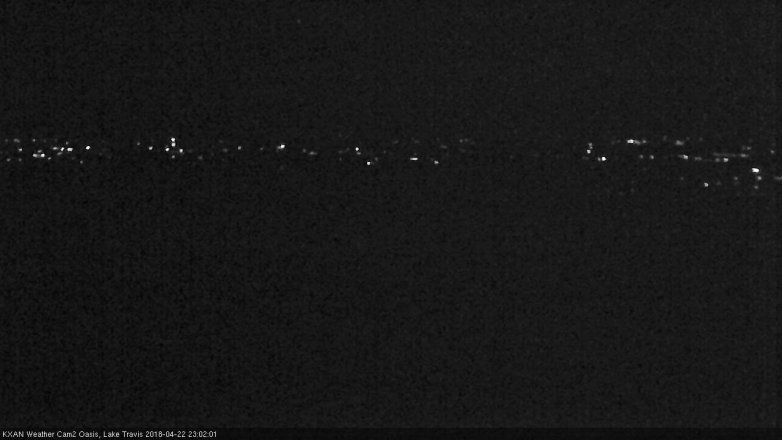 Lake Travis webcam, April 22, 2018 10:15 PM CT