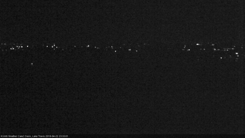 Lake Travis webcam, April 22, 2018 10:50 PM CT