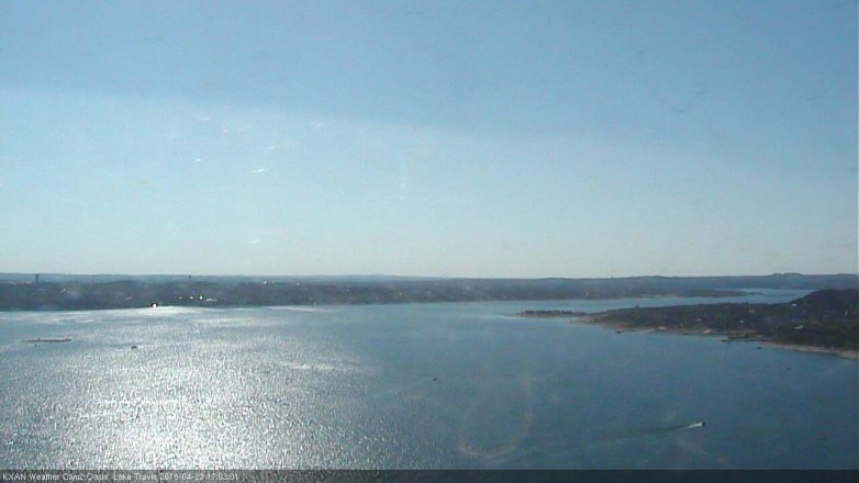 Lake Travis webcam, April 23, 2018 4:20 PM CT
