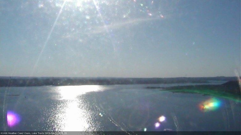 Lake Travis webcam, April 23, 2018 5:30 PM CT
