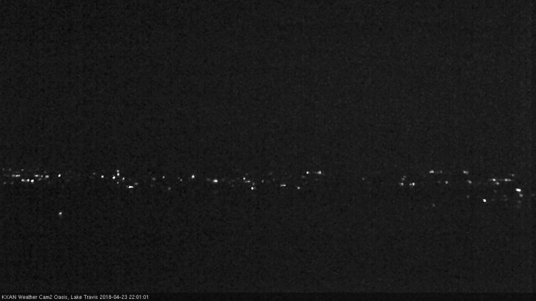 Lake Travis webcam, April 23, 2018 9:25 PM CT