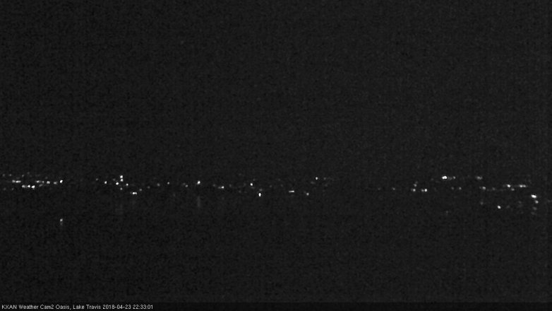 Lake Travis webcam, April 23, 2018 10:05 PM CT