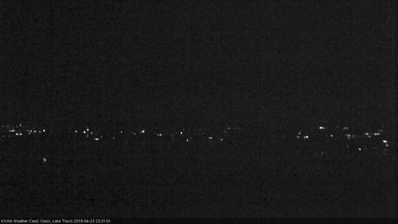 Lake Travis webcam, April 23, 2018 10:35 PM CT