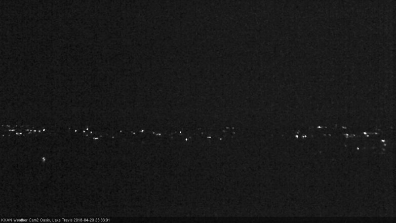 Lake Travis webcam, April 23, 2018 10:45 PM CT