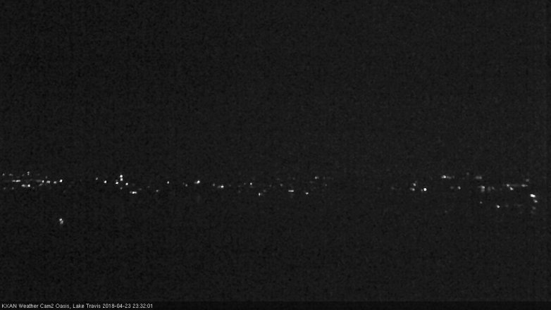 Lake Travis webcam, April 23, 2018 10:50 PM CT