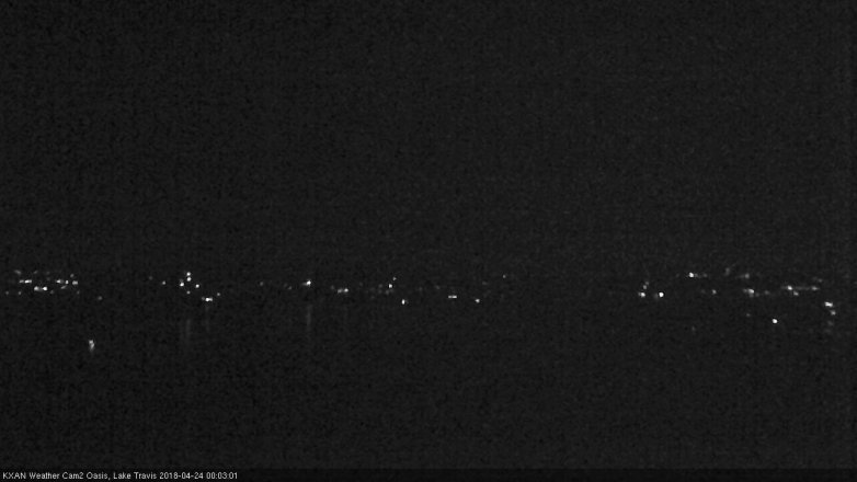 Lake Travis webcam, April 23, 2018 11:25 PM CT