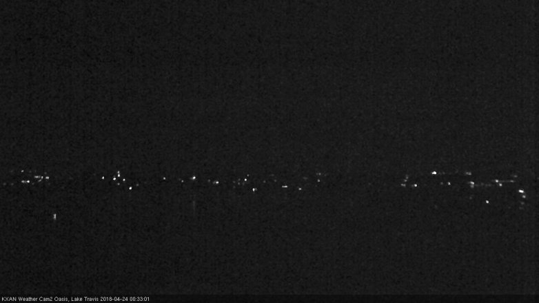 Lake Travis webcam, April 23, 2018 12:00 AM CT