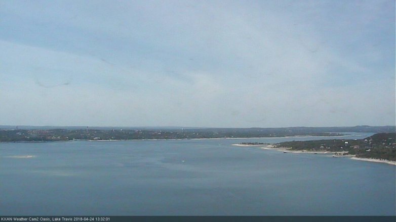 Lake Travis webcam, April 24, 2018 12:35 PM CT