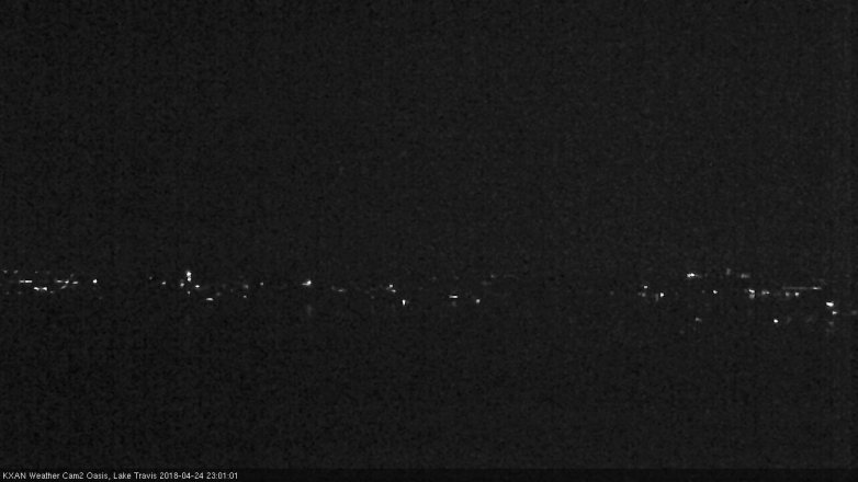 Lake Travis webcam, April 24, 2018 10:15 PM CT