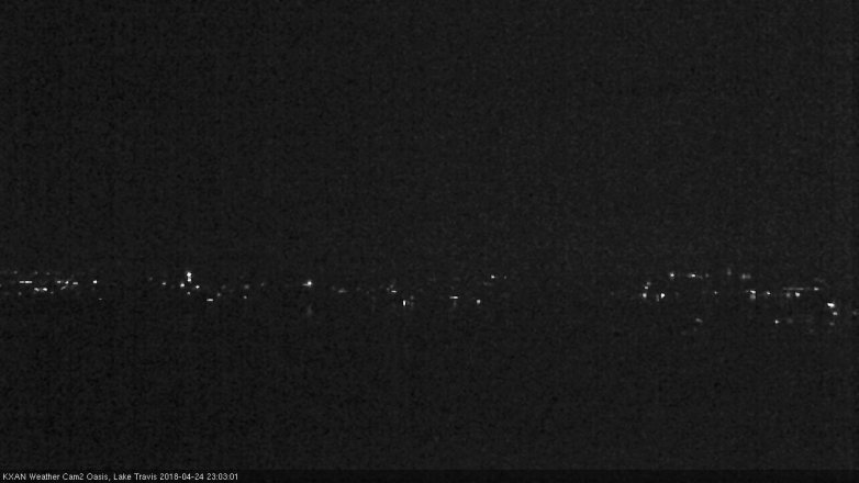 Lake Travis webcam, April 24, 2018 10:25 PM CT