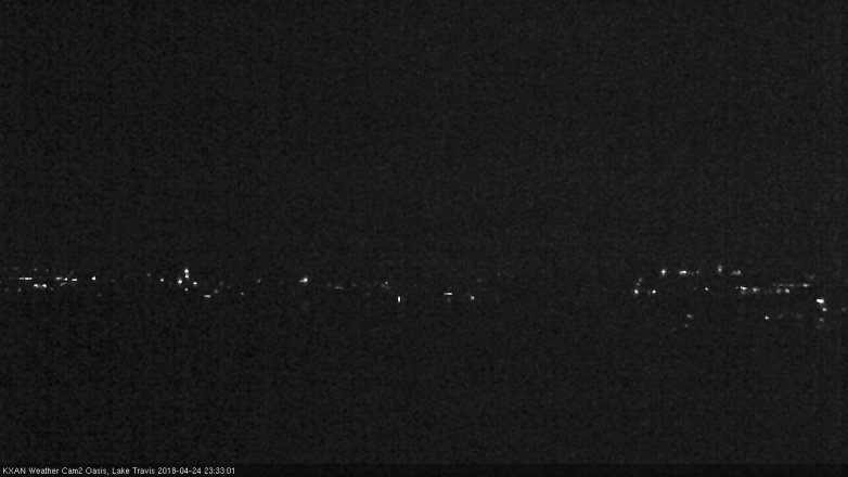 Lake Travis webcam, April 24, 2018 11:05 PM CT
