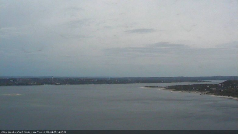 Lake Travis webcam, April 25, 2018 1:05 PM CT