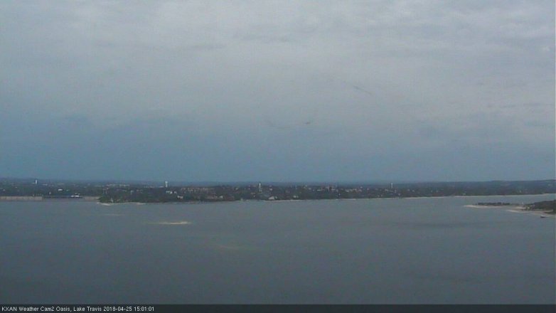 Lake Travis webcam, April 25, 2018 2:30 PM CT