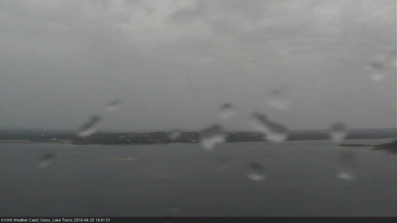 Lake Travis webcam, April 25, 2018 3:15 PM CT