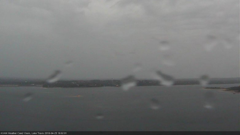 Lake Travis webcam, April 25, 2018 3:25 PM CT