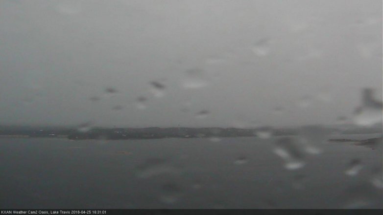 Lake Travis webcam, April 25, 2018 3:40 PM CT