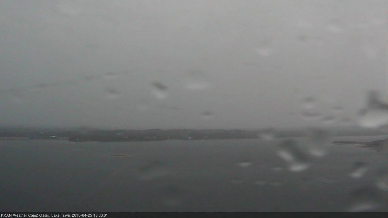 Lake Travis webcam, April 25, 2018 3:45 PM CT