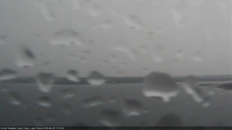Lake Travis webcam, April 25, 2018 4:45 PM CT
