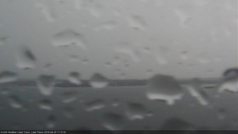 Lake Travis webcam, April 25, 2018 5:00 PM CT