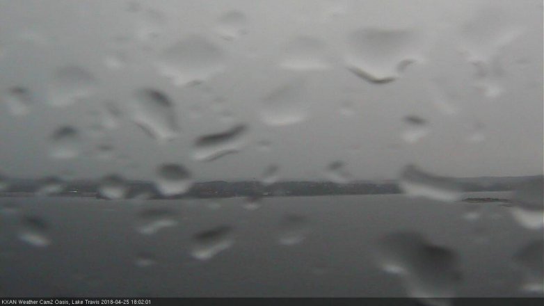 Lake Travis webcam, April 25, 2018 5:30 PM CT