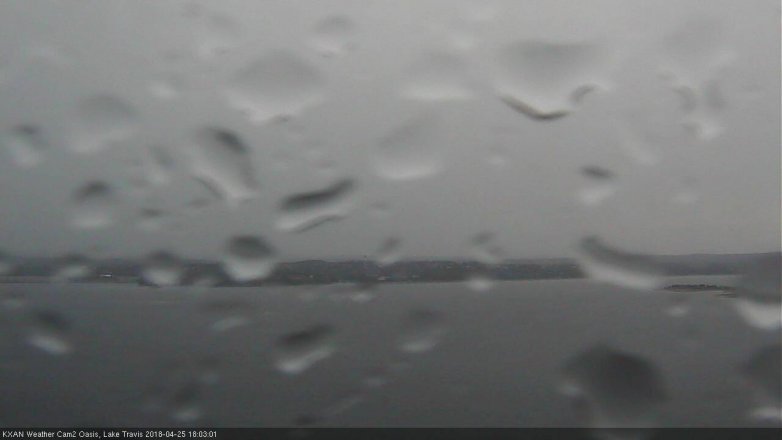 Lake Travis webcam, April 25, 2018 5:35 PM CT