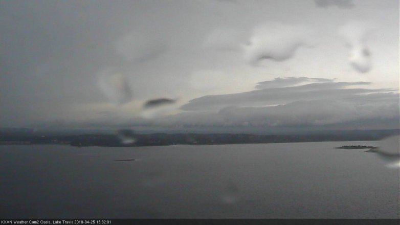 Lake Travis webcam, April 25, 2018 5:55 PM CT