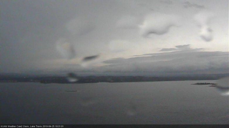 Lake Travis webcam, April 25, 2018 6:00 PM CT
