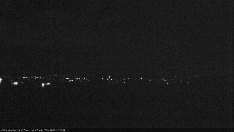 Lake Travis webcam, April 25, 2018 9:55 PM CT