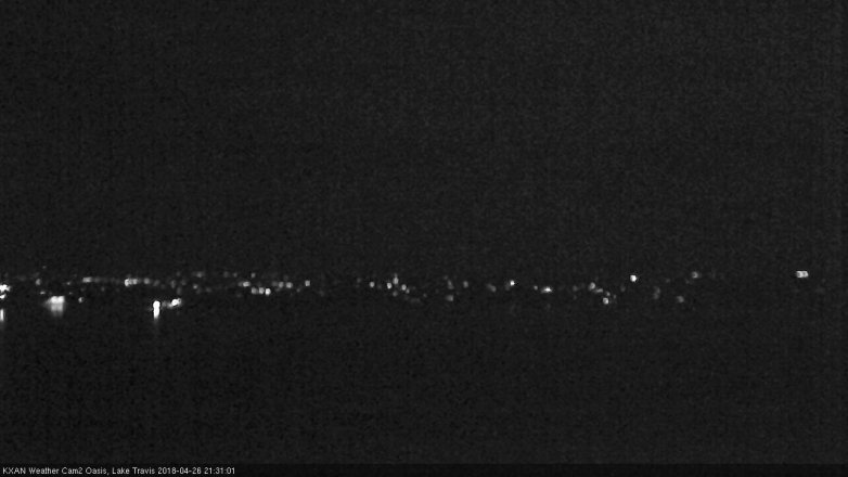 Lake Travis webcam, April 26, 2018 8:35 PM CT