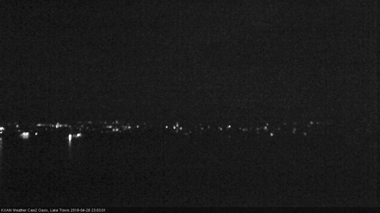 Lake Travis webcam, April 26, 2018 10:25 PM CT