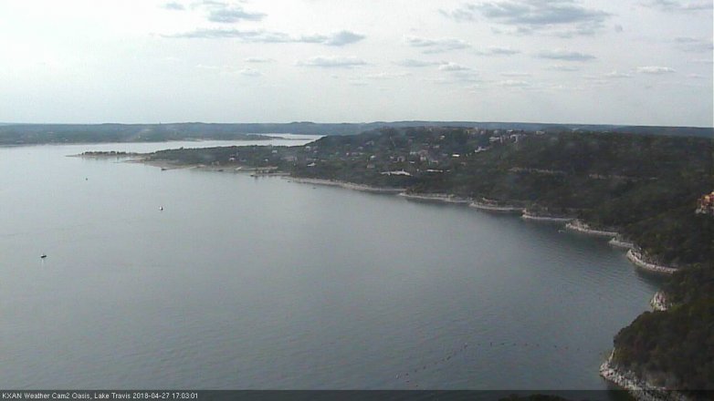 Lake Travis webcam, April 27, 2018 4:20 PM CT