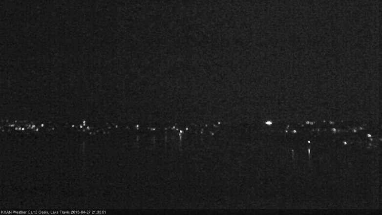 Lake Travis webcam, April 27, 2018 8:40 PM CT
