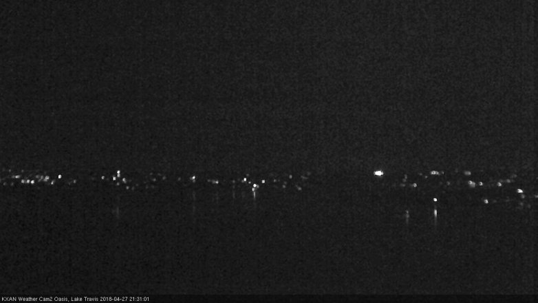 Lake Travis webcam, April 27, 2018 8:55 PM CT