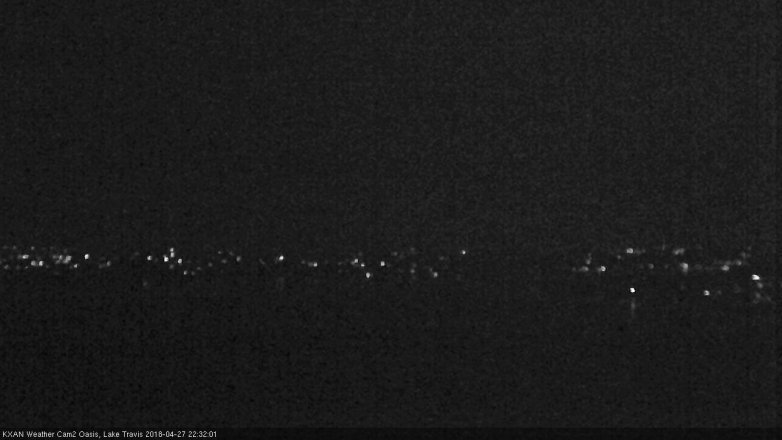 Lake Travis webcam, April 27, 2018 9:50 PM CT